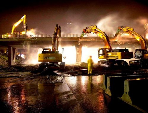 Demolition of freeway bridges goes according to plan